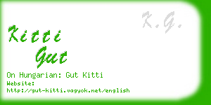 kitti gut business card